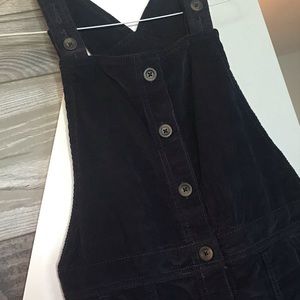 NWT Corduroy Girl’s Dress Button Black